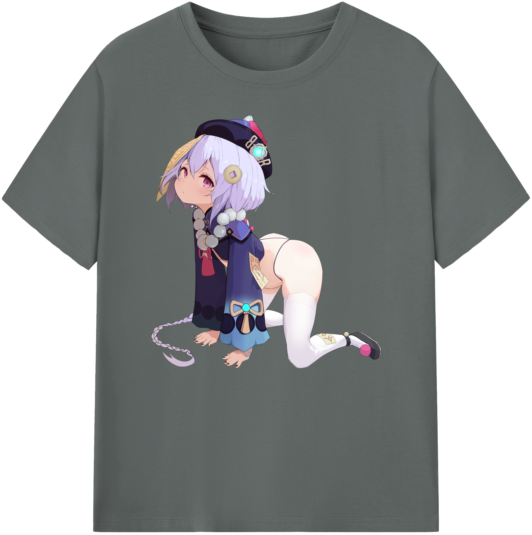げんし神 七七 なな  genshin Nana 綿100％ メンズ半袖Tシャツ｜肌触りやわらか＆通気性
